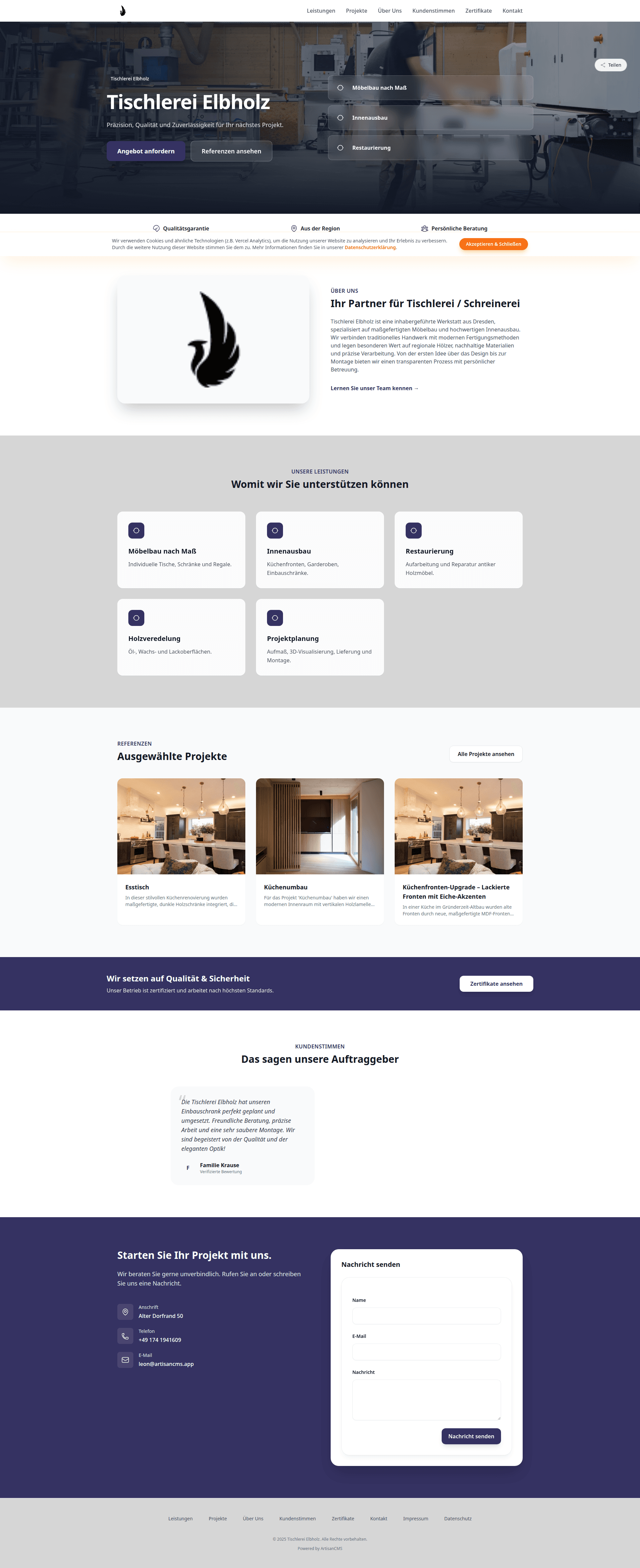 Vorschau Tischlerei Elbholz